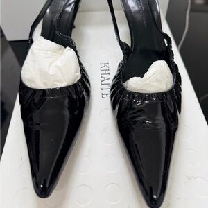 Khaite Black Women's Slingback pumps